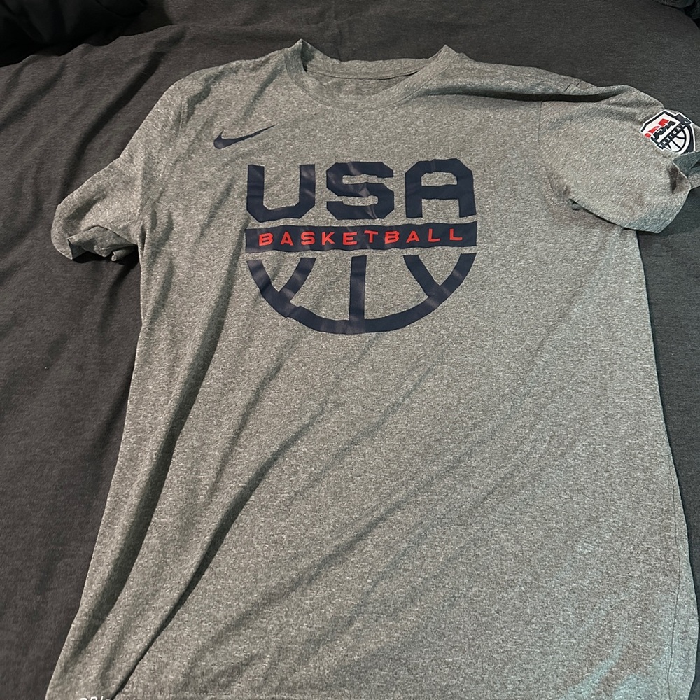 Nike Gray USA Basketball Tee